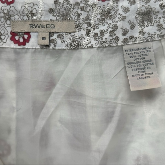 Vintage Y2K Paisley Floral Skirt Size 00 XS Boho Cottage Fairy RW & Co. 2000s - Picture 5 of 7